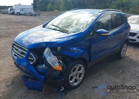 2021 Ford Ecosport Se z USA, uszkodzony, nr VIN MAJ6S3GL9MC427404